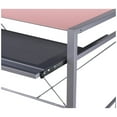 Mainstays Versatile Modern GlassTop Desk, Multiple Colors