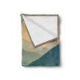 thumbnail image 2 of Appalachian Soft Flannel Fleece Throw Blanket, Panoramic Landscape Photo of Mountain Ridges Virginia, Cozy Plush for Indoor and Outdoor Use, 50" x 60", Hunter Green Grey Teal, by Ambesonne, 2 of 5