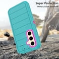 thumbnail image 5 of Asuwish Phone Case Compatible with Samsung Galaxy S24 Plus/S25 Plus S24+ S25+ 5G Hybrid Rugged Shockproof Hard Protective Drop Proof Full Body Heavy Duty Mobile Cell Cover for 24 25 + Women Men Green, 5 of 7