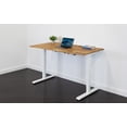 thumbnail image 1 of EFFYDESK TerraDesk Eco-Friendly Height-Adjustable Electric Standing Desk - Made from Recycled Chopsticks with Cable Management Tray and 10-Year Warranty, 1 of 5