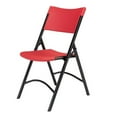 thumbnail image 3 of NPS 600 Series Chaise Pliante en Résine-Plastique de Qualité Supérieure de 32 Pouces Rouge (Ensemble de 4), 3 of 7