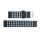 thumbnail image 1 of Correa de cuero compatible con Realme Watch 2 de repuesto de 0.866 in, correa de reloj, pulsera, pulsera, color negro y azul, 1 of 5