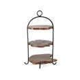 thumbnail image 1 of IMAX 23199 Preston Three Tier Teak Wood Tray, 1 of 1
