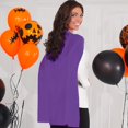 thumbnail image 4 of Amscan Solid Color Super Hero Costume 30" Cape, Purple, 7, 4 of 4