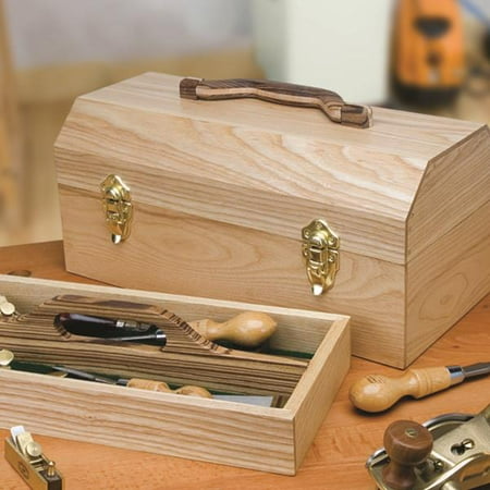 Woodworking Project Paper Plan to Build Craftsman's Toolbox - Walmart ...