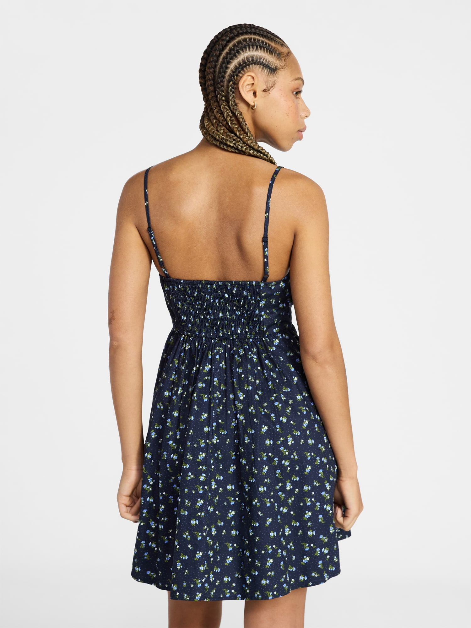 No Boundaries Side Shirred Corset Dress, Women's Sizes XXS-XXL