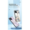 thumbnail image 2 of This OnePlus 7pro phone case comes with a 360° rotating metal ring, making it convenient to carry. It features a magnetic stand and a floral pattern., 2 of 6