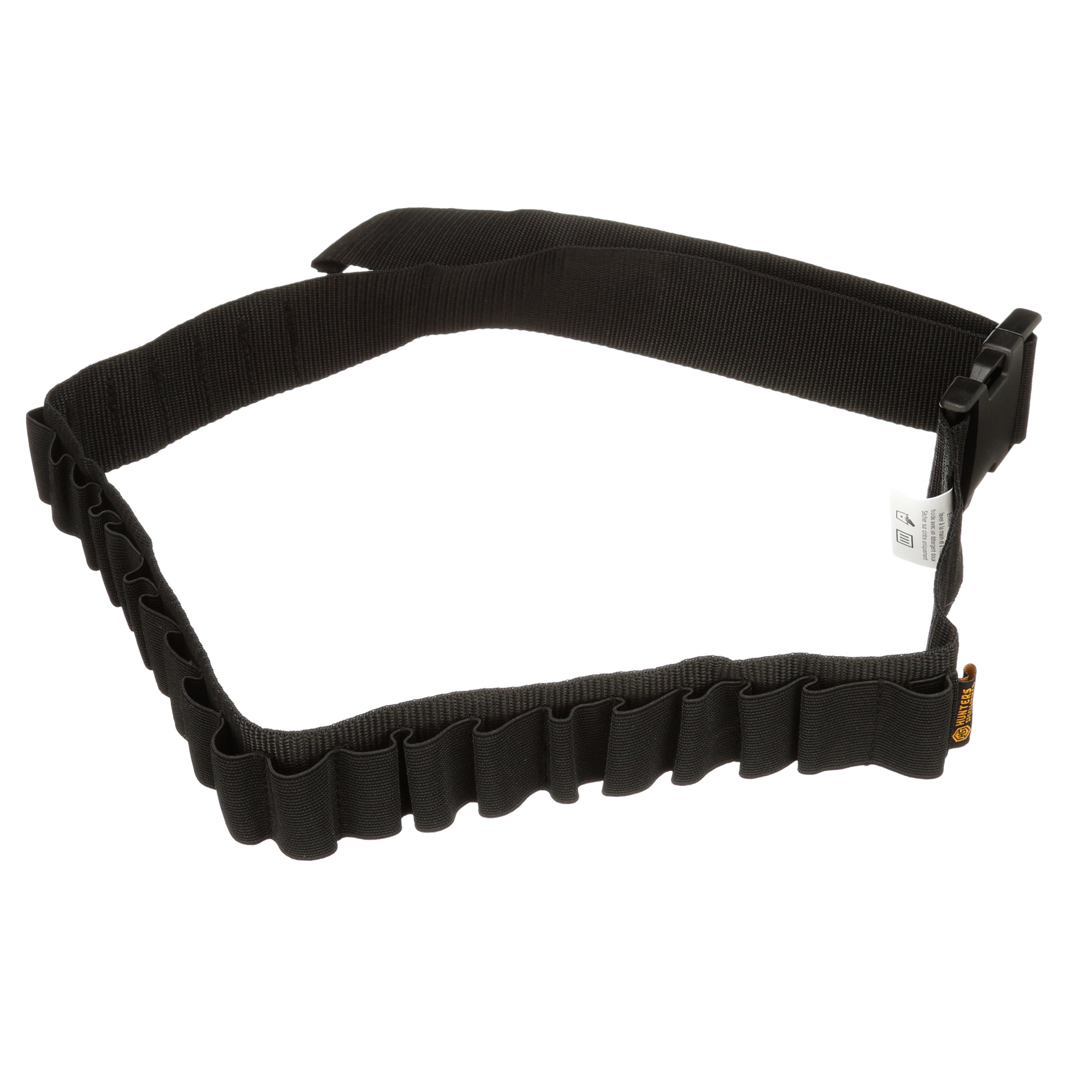 HUNTERS SPECIALTIES Adjustable Round Tactical Shotgun Shell Belt with Quick Release Buckle - Holds Up To 25 Shells