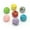 Multi-Color, variant on 20 Pcs Acrylic Rhinestone Gems Pave DISCO Ball Beads 14mm DIY Bracelet Earring-Multi-Color