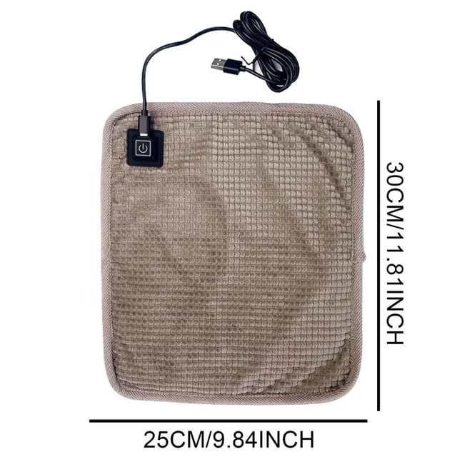 Manta eléctrica Universal, almohadilla calefactora suave y cómoda con Cable de datos de extensión para cuello, pierna y rodilla