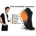 thumbnail image 4 of Ankle 15-20 mmHg Unisex Compression Sock 2/3/6 Pairs, Low Cut Compression Running Sock with Ankle Support, 4 of 7