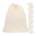 thumbnail image 3 of 20 Pcs Sacs de Cuisson Réutilisables avec Cordon pour Soupe, Chaussettes, Épices, 3 of 5