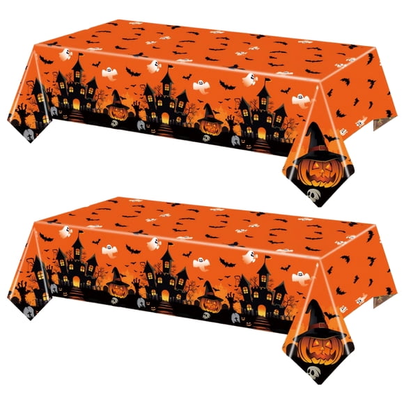 Methold Mantel rectangular de Halloween, versátil y que ahorra tiempo, como fiesta de Halloween, 2 pack/lote Suministros de limpieza para el hogar