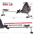 thumbnail image 2 of Sunny Health & Fitness Air+ Magnetic Rowing Machine with Exclusive SunnyFit® App and Smart Bluetooth Connectivity - SF-RW520008, 2 of 9