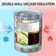 thumbnail image 2 of 12oz Tumblers Pioneer Flower Vacuum Insulated Stainless Steel Travel Tumbler Cups Mug with Lid and Straw for Beer,Coffee,Beverages with Cleaning Brush for Cold & Hot Drinks, 2 of 5