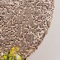 thumbnail image 5 of BalsaCircle 7.5 ft Blush Sparkly Big Payette Sequin Round Backdrop Stand Cover Wedding Party Events Home Decorations, 5 of 8