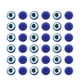thumbnail image 1 of 100 piezas de resina práctica Oblate Blue Evil Eye Beads cuentas traseras planas para hacer joyas DIY Scrapbooking (8 x 8 mm), 1 of 6