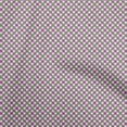 thumbnail image 1 of oneOone Viscose Jersey Purple Fabric Check Sewing Craft Projects Fabric Prints By Yard 60 Inch Wide, 1 of 5