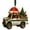 Multicolor, variant on Lilixerw US Forest Service 120th Anniversary Commemorative Ornament,2025 Acrylic Collectible Keepsake for Xmas Party,Car with Xmas Hat Hanging Decoration