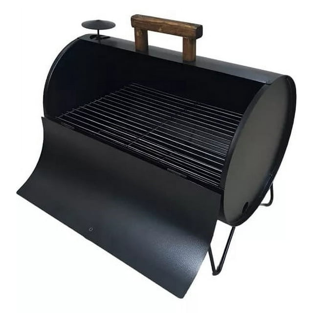 Asador de carbón Móvil Portátil Garden Grill SARGENTO Tipo Barril Bbq