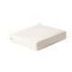 thumbnail image 5 of Cojín para silla impermeable con correas de sujeción, cojín cuadrado acolchado con bordes ribeteados, asiento de patio. beige, 5 of 8