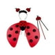 thumbnail image 1 of Conjunto de disfraces de animales para niños, ropa de fantasía para espectáculos de máscaras y cumpleaños. 3 piezas mariquita, 1 of 9