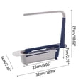 thumbnail image 3 of Sink Telescopic Shelf Kitchen Supplies Multifunctional Pull-out Storage Rack Can Hang Sink Dishwashing Cloth Rack, 3 of 3