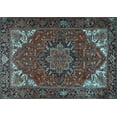 thumbnail image 1 of Ahgly Company Indoor Rectangle Persian Light Blue Traditional Area Rugs, 3' x 5', 1 of 4