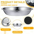 thumbnail image 3 of Qweryboo 6Packs Cat Bowls Cat Food Bowls with Spoon, 6Inch Cats Shallow Bowl, Pet Feeding Bowl Whisker Fatigue Relief, Extra Replacement Bowl-Metal Food and Water Dish, for Small Dogs and Cats, 12oz, 3 of 7