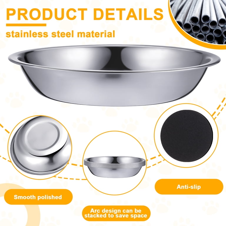Qweryboo Stainless Steel Cat Bowls, 6-Pack with Spoon photo 3