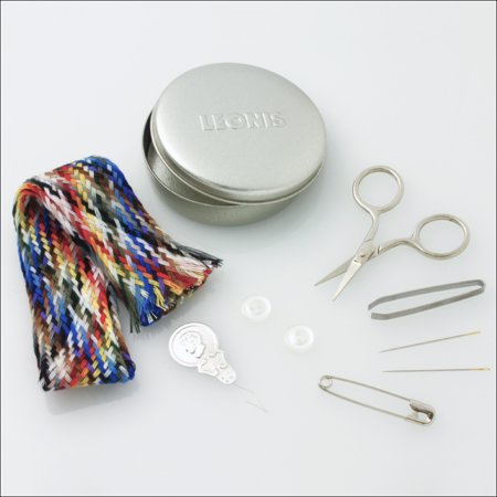 レオニス 中身充実、高品質 ソーイングえる丸缶（70×70×18mm）［84601］