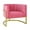 Light Pink, variant on TOV Furniture Magnolia Sea Blue Velvet Chair with Gold Base