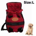 thumbnail image 1 of A20102-Portable Bag Dog Pet Chest Mochila-L Código Rojo Adepaton 2034806-9, 1 of 9