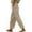 Khaki, variant on Women's Pants High Waisted Trousers Baggy Light Blue Pant Casual Outfits Soft Pants Vacation Outfits for Women