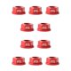 thumbnail image 3 of Greeniant Bloqueo de bicicletas, ruedas delanteras y traseras, tuerca M8, repuesto de aleación de aluminio, tuercas de husillo, accesorio de Rojo 10piezas, 3 of 6