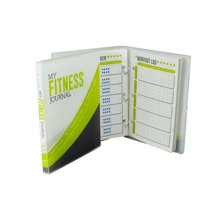 diet and fitness tracking journal 26 weeks of logs walmart com
