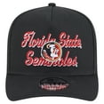thumbnail image 2 of Men's New Era Black Florida State Seminoles Vintage Chainstitch 9FIFTY A-Frame Snapback Hat, 2 of 5