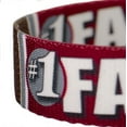 thumbnail image 4 of Country Brook Petz®  1/2 inch Crimson and White Football Fan Dog Leash Limited Edition - 4 Foot, 4 of 4