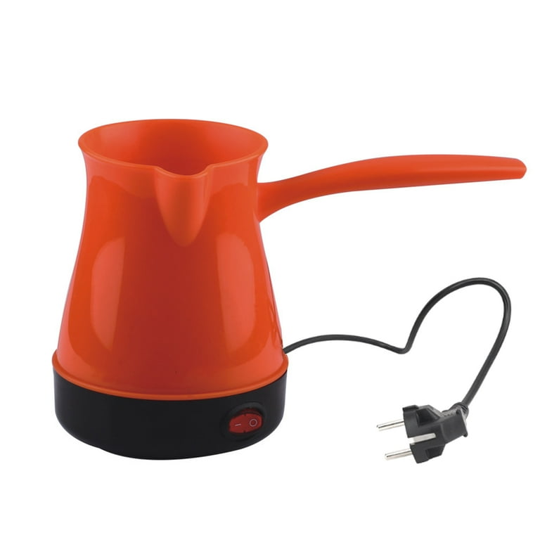 FAIOIN Portable Electric Coffee Pot Turkish Coffee Pot Moka Pot Electric  Moka Pot Espresso Machine, 3-6Cup, Europe Plug 