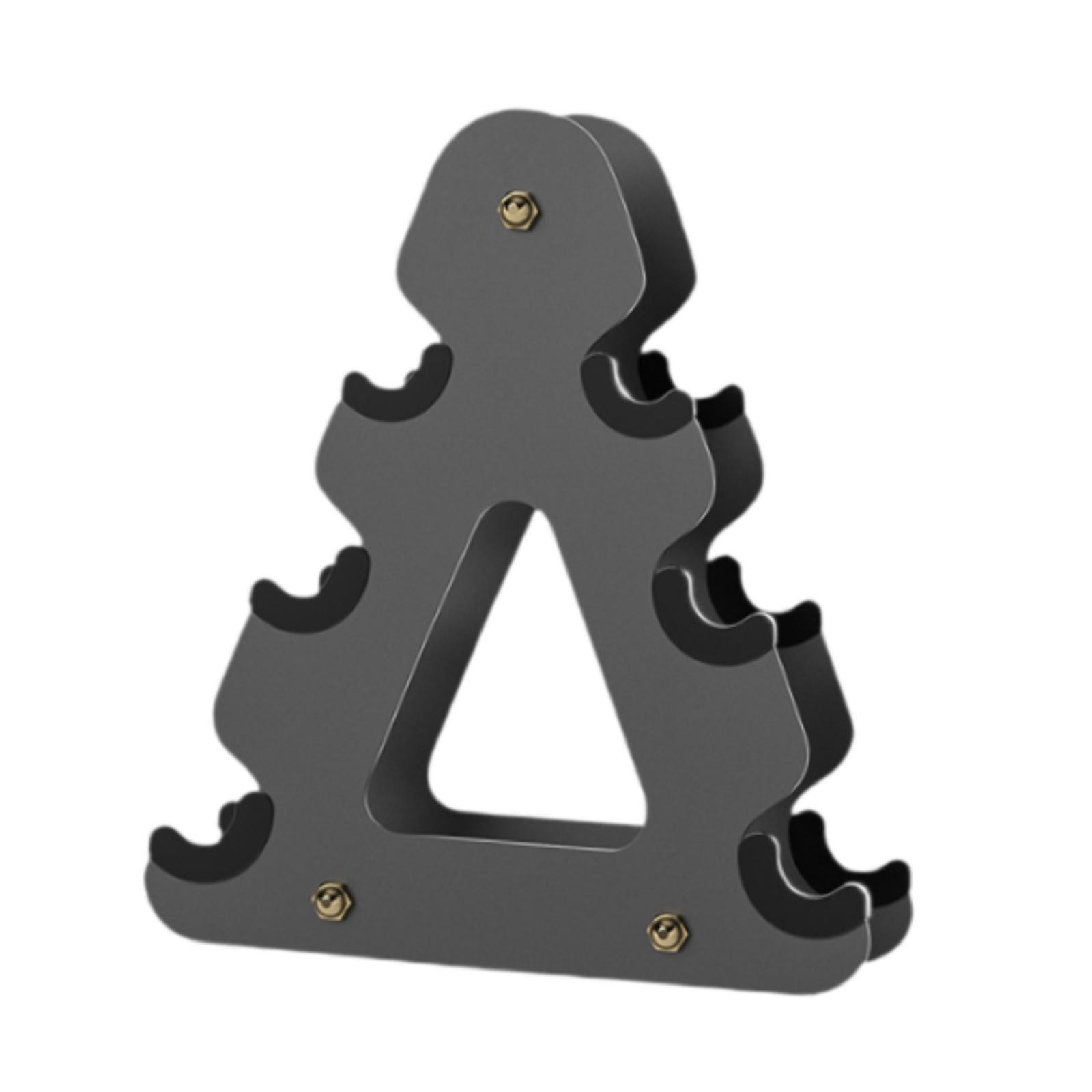 Baoblaze 3 Layer Dumbbells Rack Weight Stand AntiSlip Equipment Dumbbell Storage Shelf Weight Holder for Exercise Home Gym Men Workout