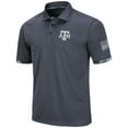 thumbnail image 2 of Men's Colosseum Charcoal Texas A&M Aggies Big & Tall OHT Military Appreciation Digital Camo Polo, 2 of 4
