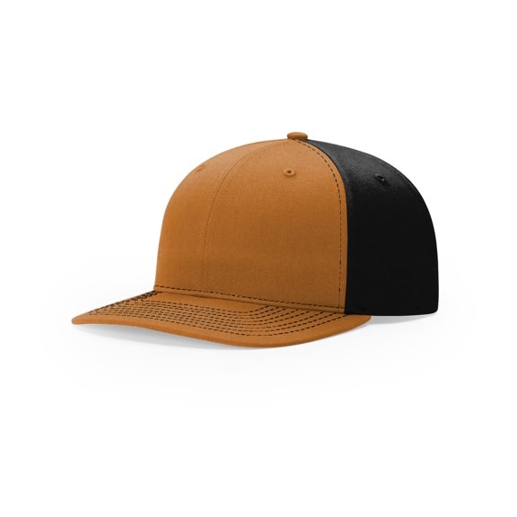 Richardson 312 Twill Back Trucker Caps - Caramel Black