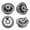 Gray, variant on 4 Piece Dishwasher Rack Wheels, Replacement Lower Basket Rollers, Universal Repair Kit for Home Appliances, Smooth Gliding Durable Plastic Wheels, Easy Setup