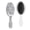 Artistic D, variant on Gothic Celestial Hair Brush with Round-Tip Bristles - Gentle Detangler for All Hair Types, Sun & Moon Print, No-Pull Design