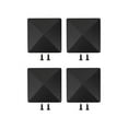 thumbnail image 1 of Fence Post Cap With Pre-Drilled Holes Black Plastic Pyramid For 4x4 Inches Posts Outdoor Post Cap Protection Garden Supplies, 1 of 12