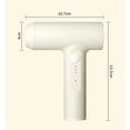 thumbnail image 5 of Cordless Hand Mixer, One Touch Off Handheld Electric Whisk with 3 Speed Modes, Hand Held Egg Beater with 2 Detachable Stir Whisks (White）, 5 of 5