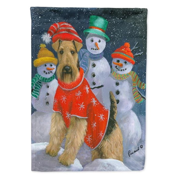 Carolines Treasures PPP3005CHF 28 x 0,01 x 40 Po. Vente d'Aération Snowpeople Noël Toile Maison Drapeau