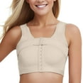 thumbnail image 1 of Gibobby Brasier Mujer Push Up Sujetador de hebilla frontal de copa ligera para mujer sin anillo de Push Up doble capa ropa interior trasera(Beige,X-Grande), 1 of 5