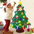 thumbnail image 3 of Árbol de Navidad de fieltro DIY para niños, adornos navideños para el hogar, adornos navideños 2023, regalos de Año Nuevo, árbol de Navidad 2024, 3 of 4