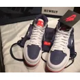 thumbnail image 2 of Ni-k-e Air Jordan 1 Utility Q Stash Quai 54 2022 White Men AJ1 Casual DV1717-100 9, 2 of 6